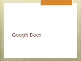 Google Docs