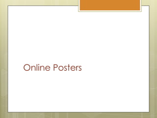Online Posters