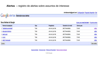 Apresentações   – edição ONLINE e colaborativa de  apresentações   