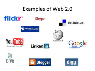 Examples of Web 2.0 Skype 