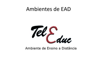 Ambientes de EAD 