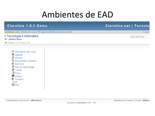 Ambientes de EAD 