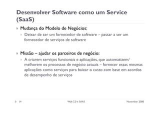 Apresentação sobre web 2.0