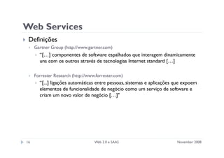 Apresentação sobre web 2.0
