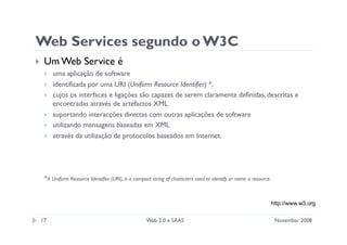 Apresentação sobre web 2.0