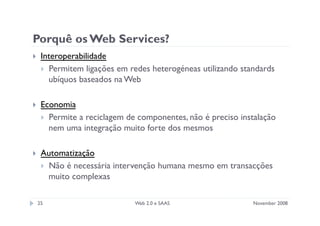 Apresentação sobre web 2.0