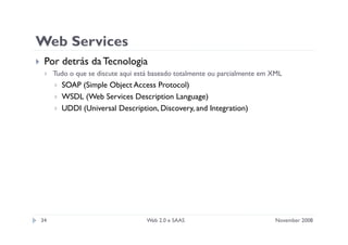 Apresentação sobre web 2.0