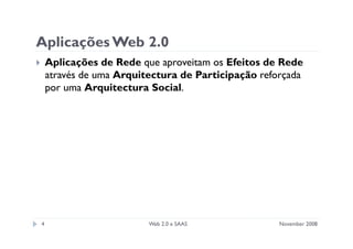 Apresentação sobre web 2.0