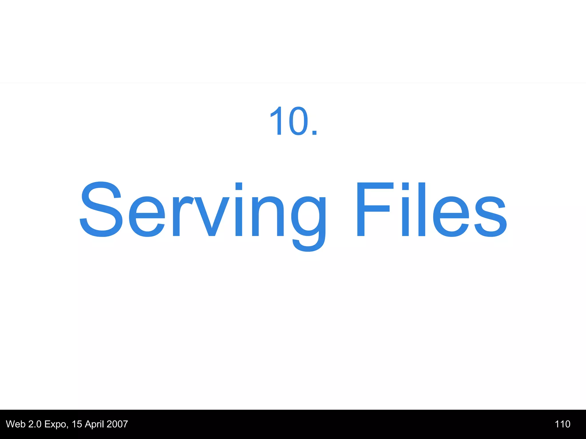 10. Serving Files 