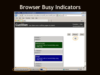 Browser Busy Indicators 