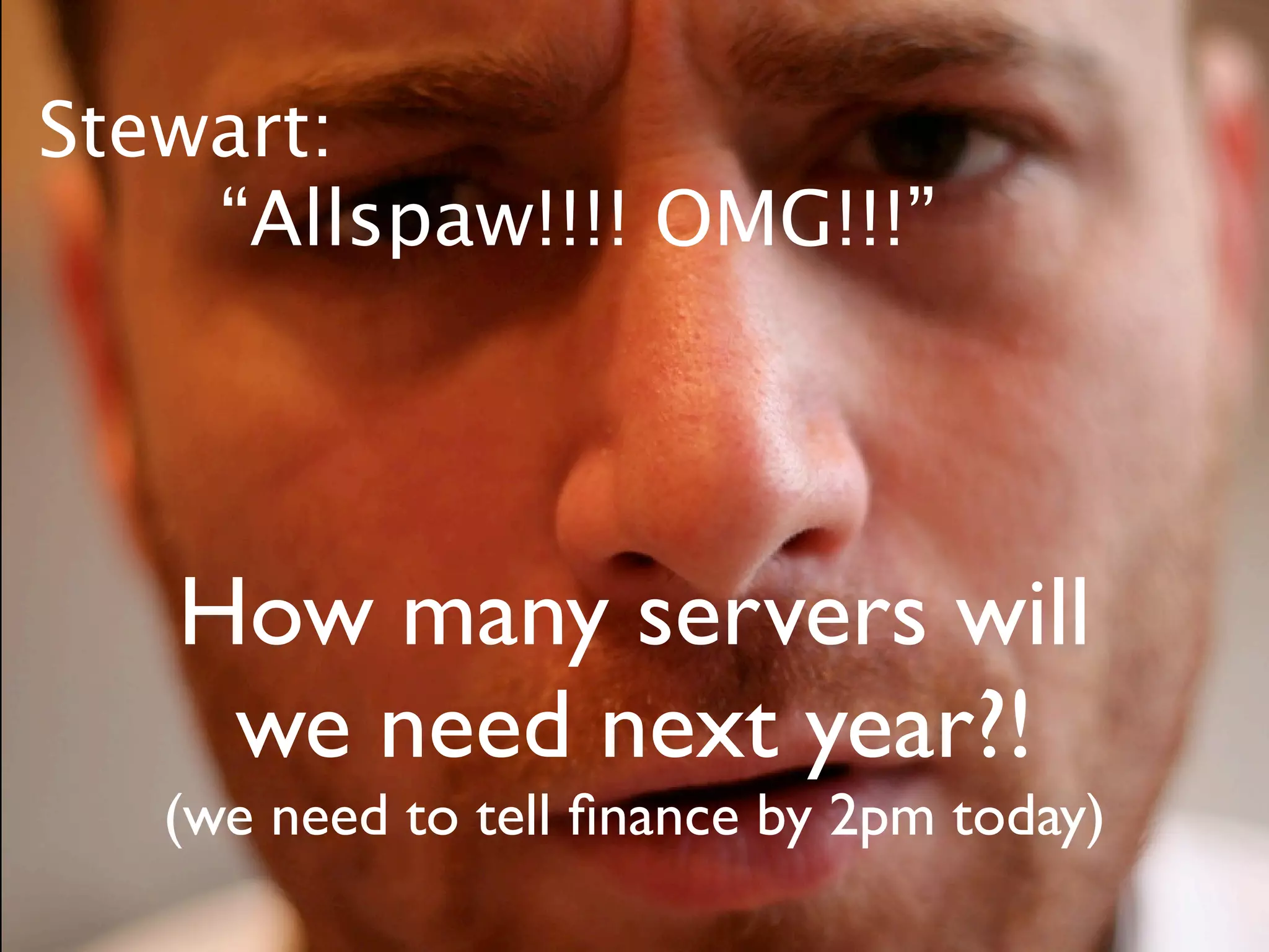 Capacity Planning for Web Operations - Web20 Expo 2008