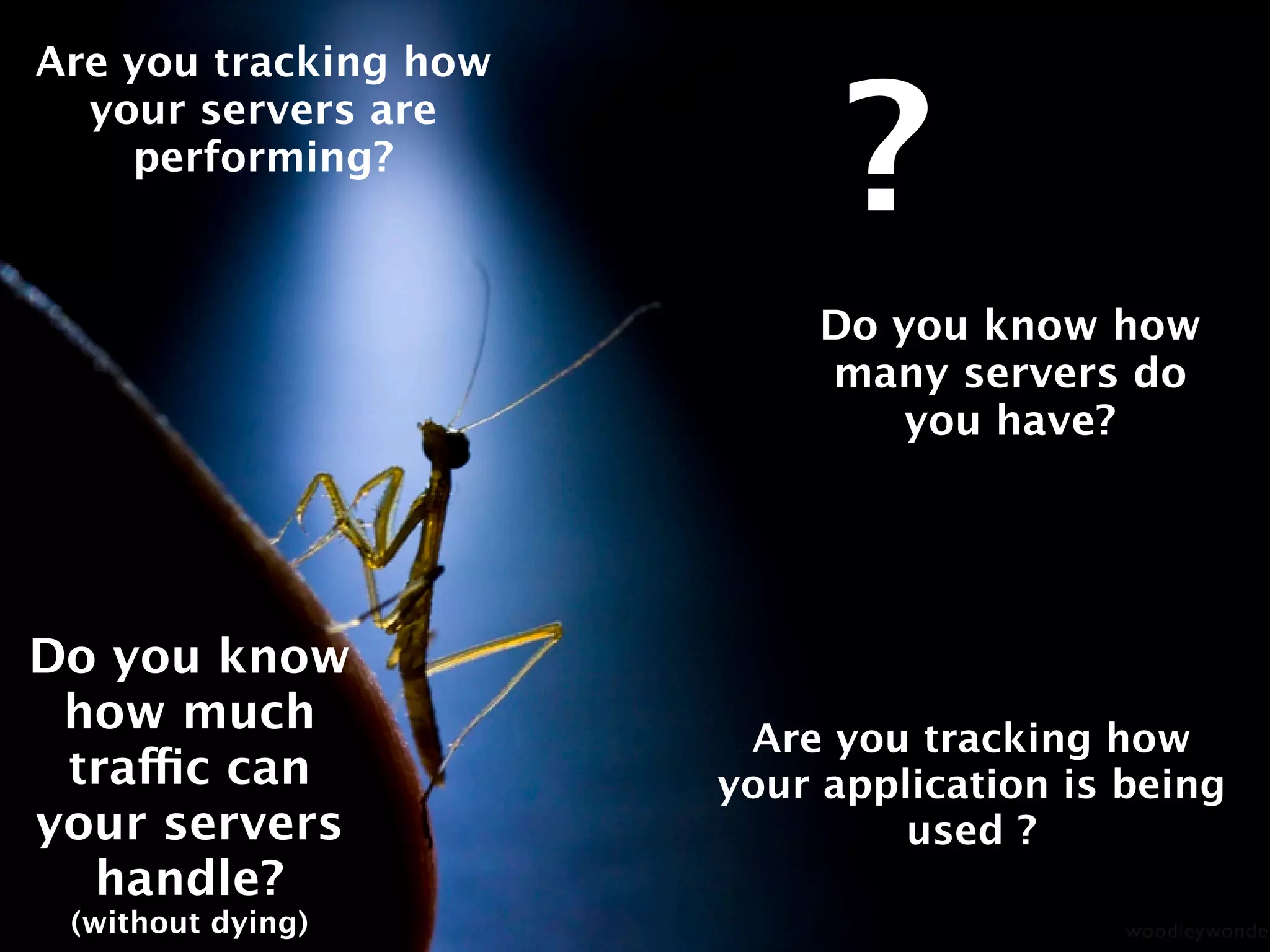 Capacity Planning for Web Operations - Web20 Expo 2008