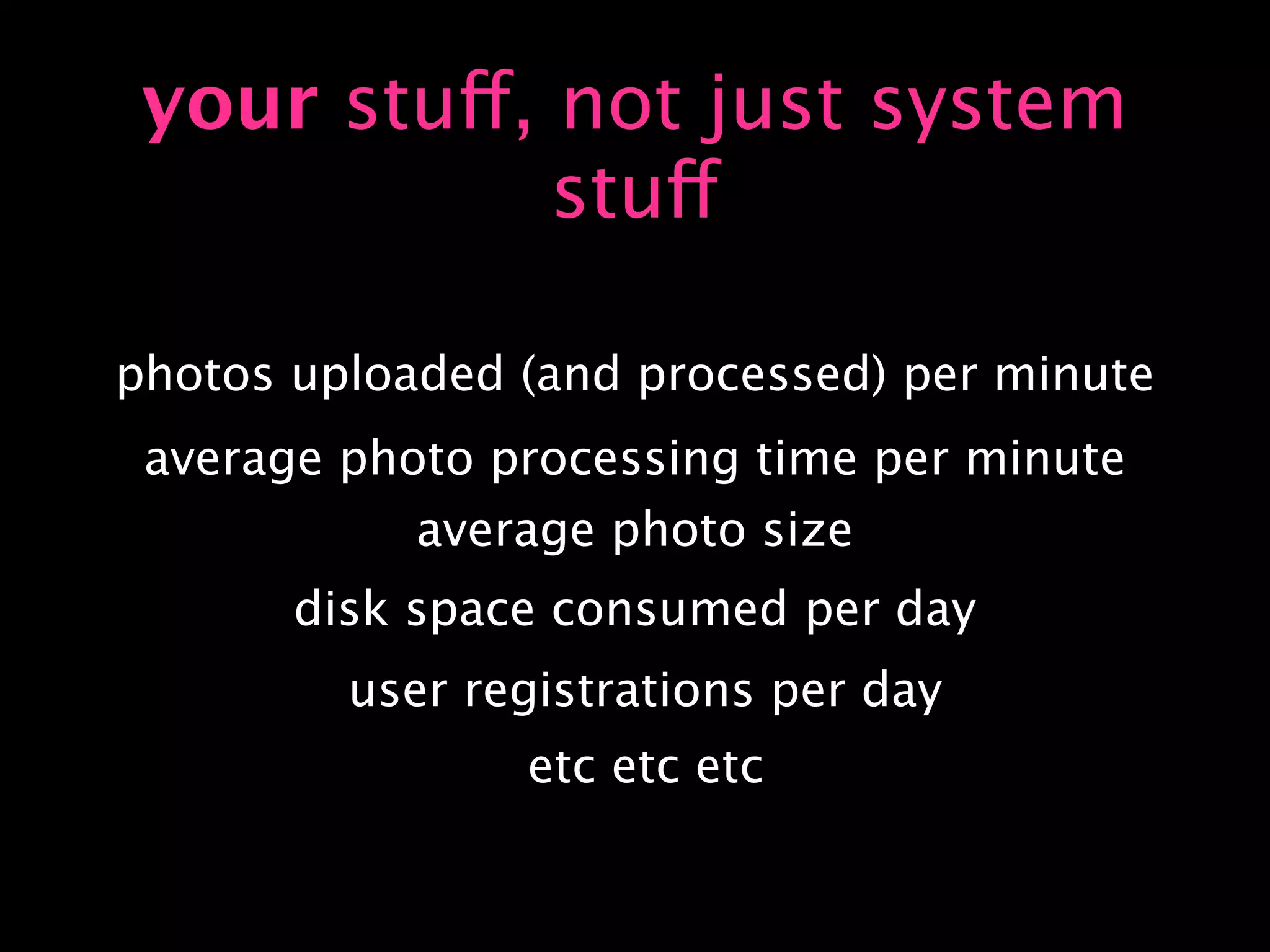 Capacity Planning for Web Operations - Web20 Expo 2008