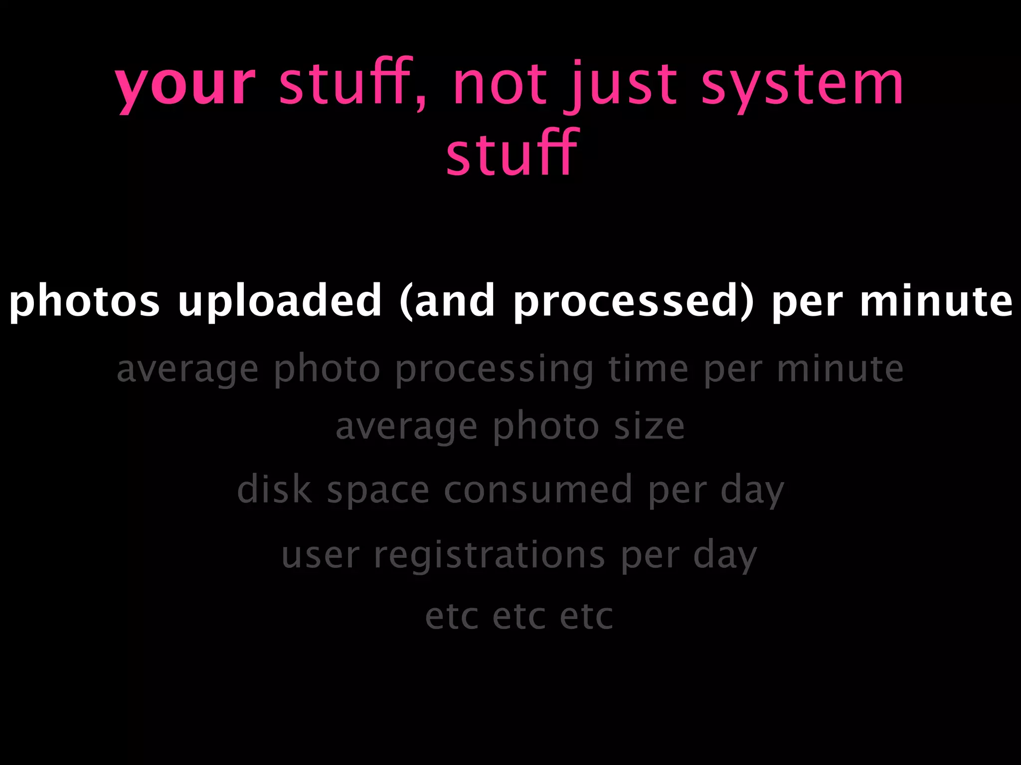 Capacity Planning for Web Operations - Web20 Expo 2008