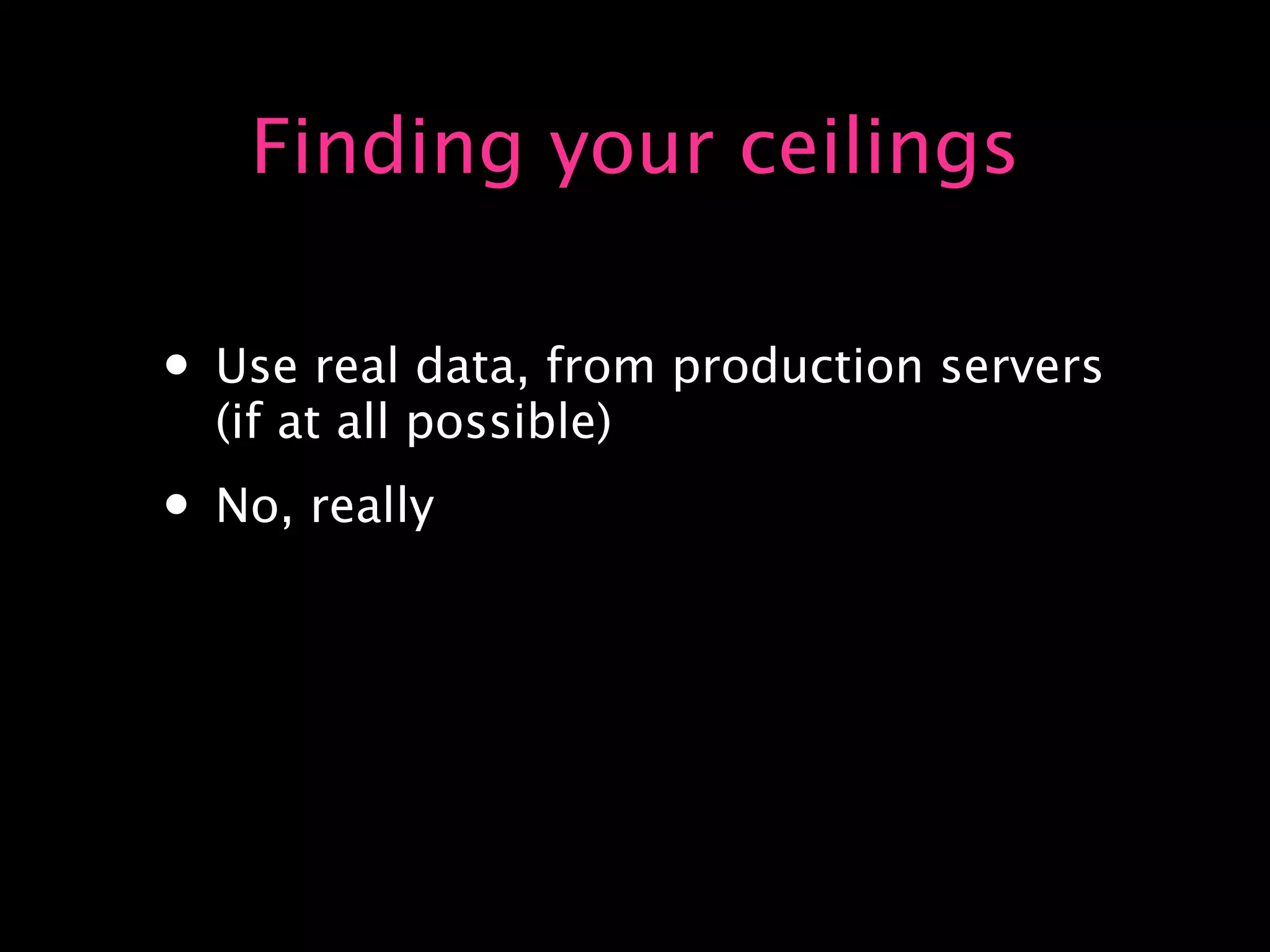 Capacity Planning for Web Operations - Web20 Expo 2008