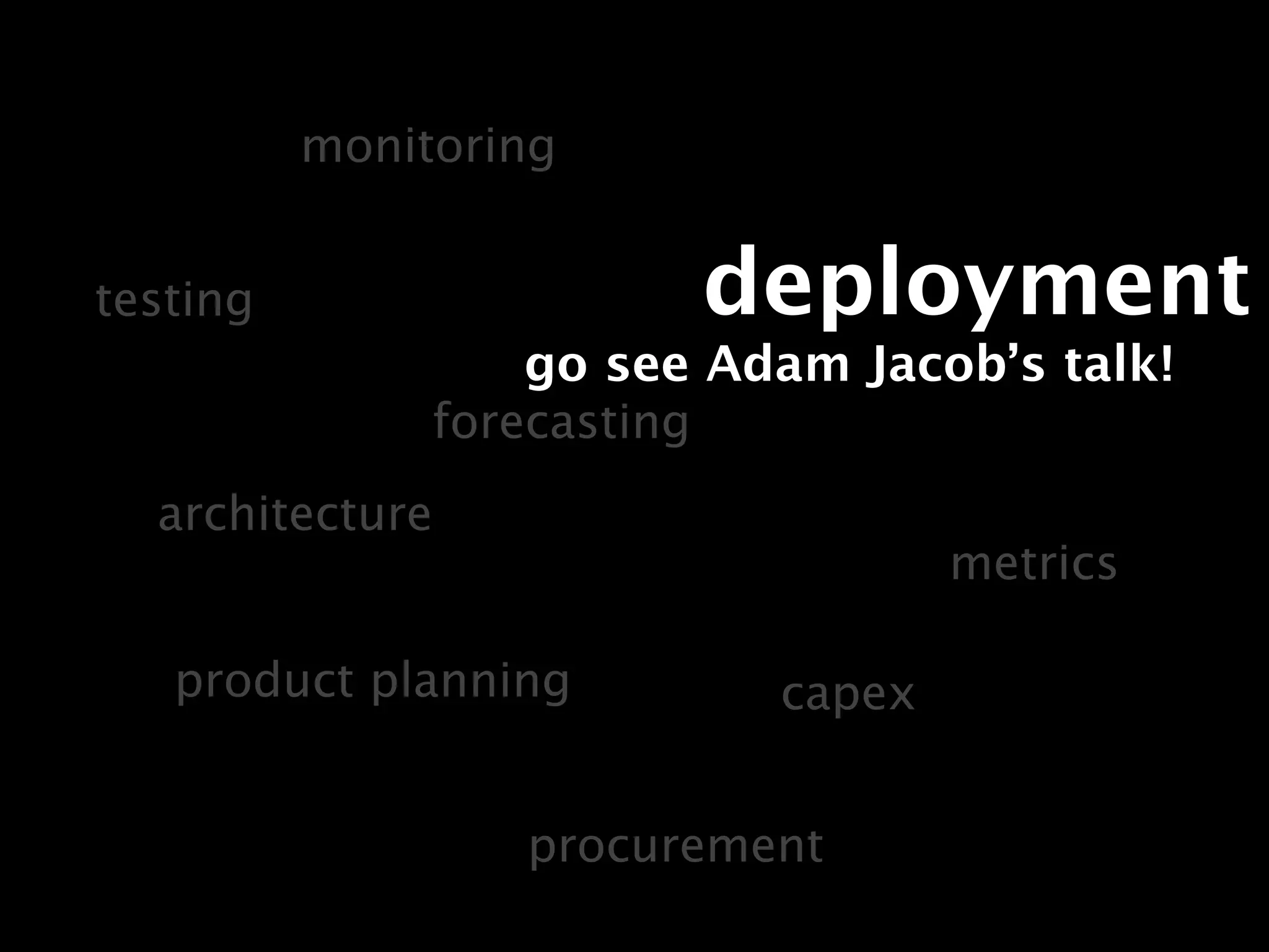 Capacity Planning for Web Operations - Web20 Expo 2008