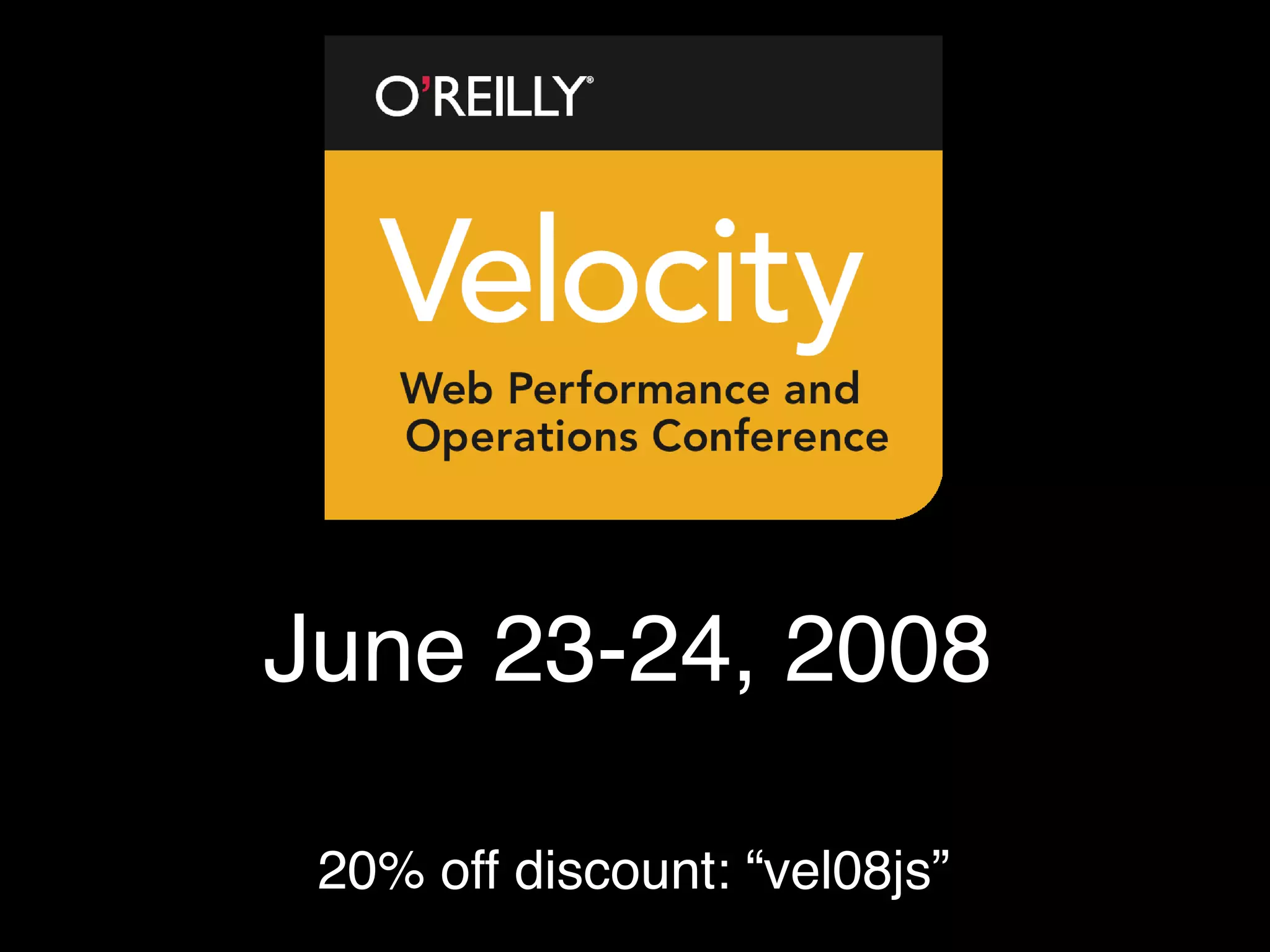 Capacity Planning for Web Operations - Web20 Expo 2008