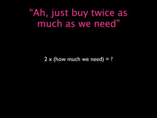 Capacity Planning for Web Operations - Web20 Expo 2008