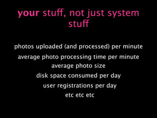Capacity Planning for Web Operations - Web20 Expo 2008
