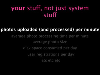 Capacity Planning for Web Operations - Web20 Expo 2008