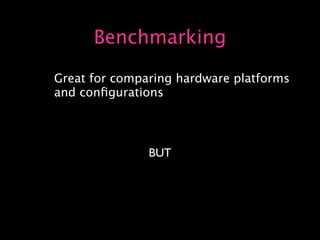 Capacity Planning for Web Operations - Web20 Expo 2008