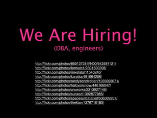 Capacity Planning for Web Operations - Web20 Expo 2008