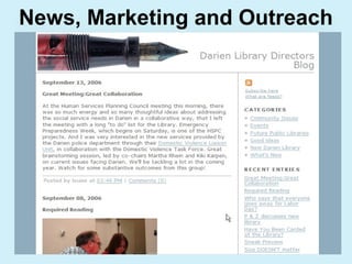 News, Marketing and Outreach
 