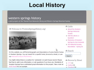 Local History
 