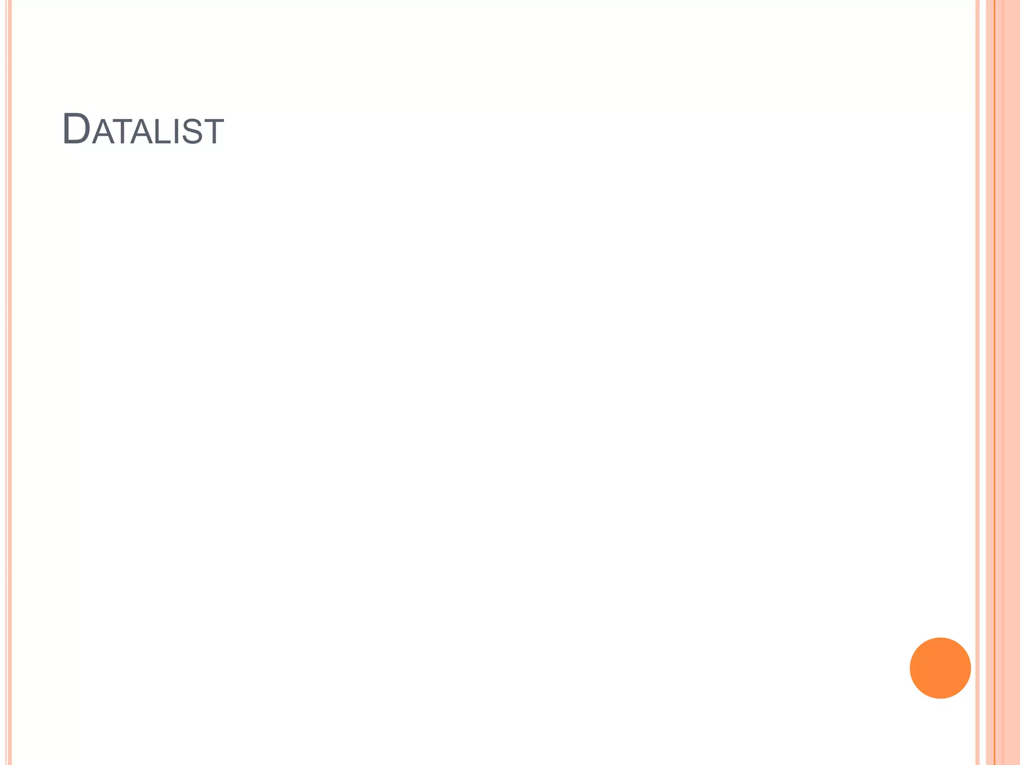 Datalist