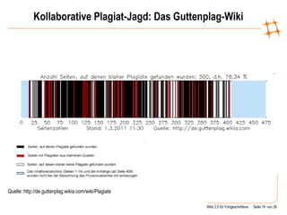 Kollaborative Plagiat-Jagd: Das Guttenplag-Wiki Quelle: http://de.guttenplag.wikia.com/wiki/Plagiate 