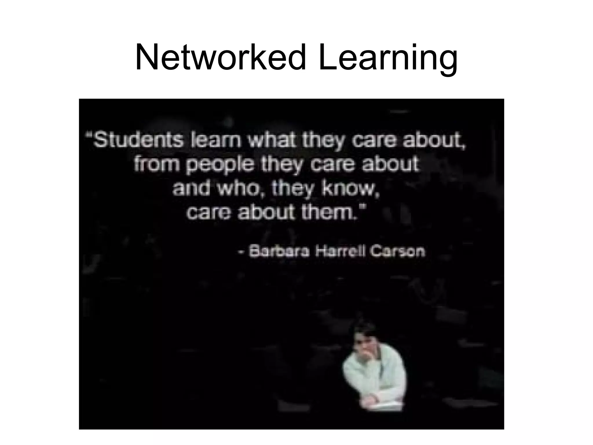 Networked Learning 