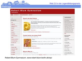 Web 2.0 in der Jugendbildungspraxis