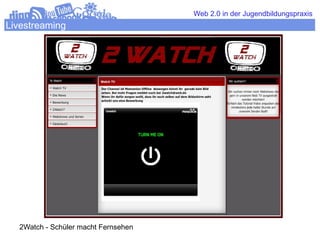 Web 2.0 in der Jugendbildungspraxis