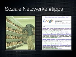 Soziale Netzwerke #tipps




    Quelle: joe-ks.com
 