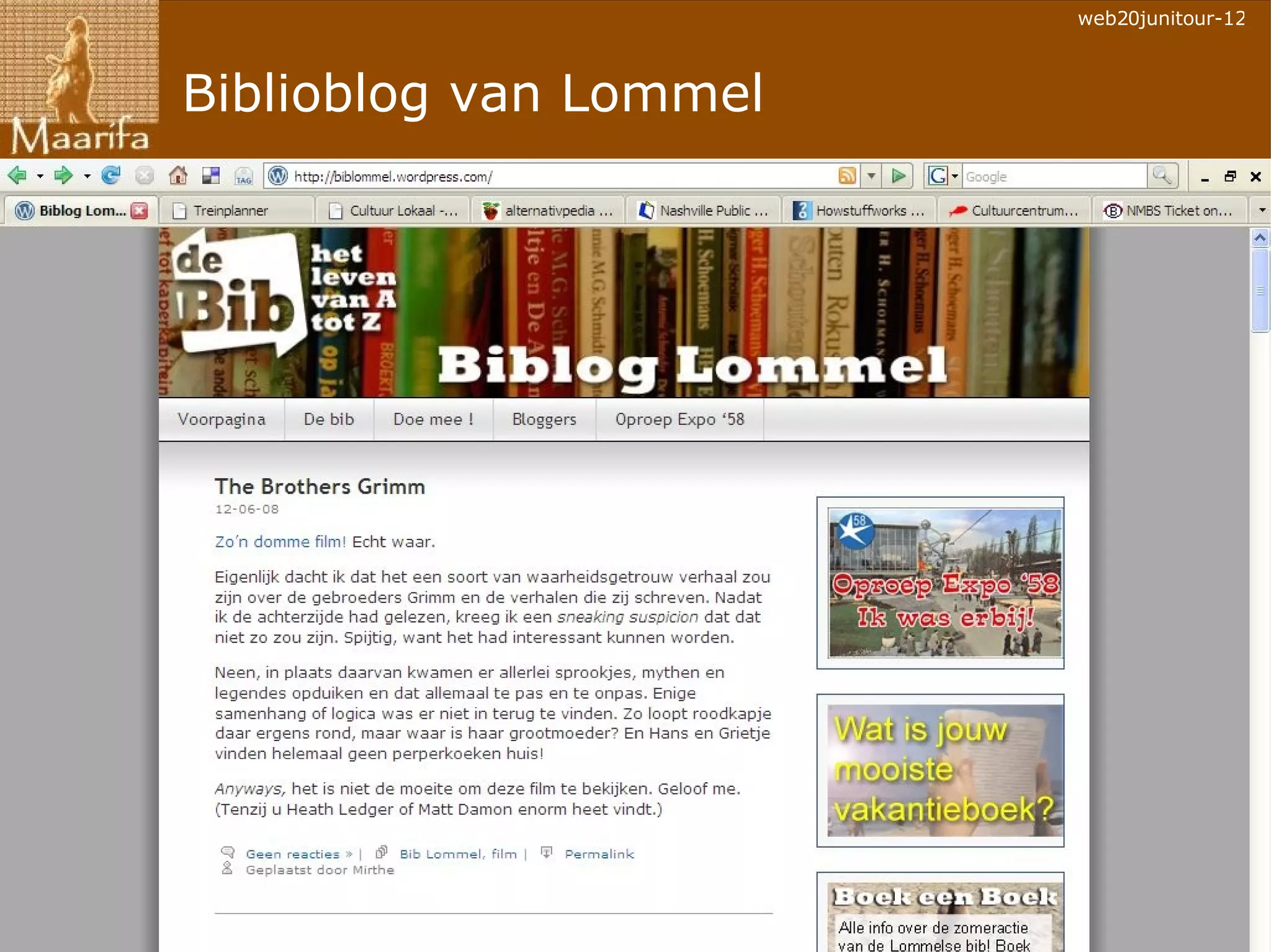 Biblioblog van Lommel 