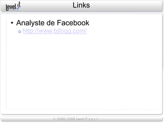 Links

• Analyste de Facebook
  o   http://www.bjfogg.com/
 
