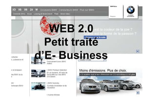 WEB 2.0
  Petit traité
d’E- Business
 