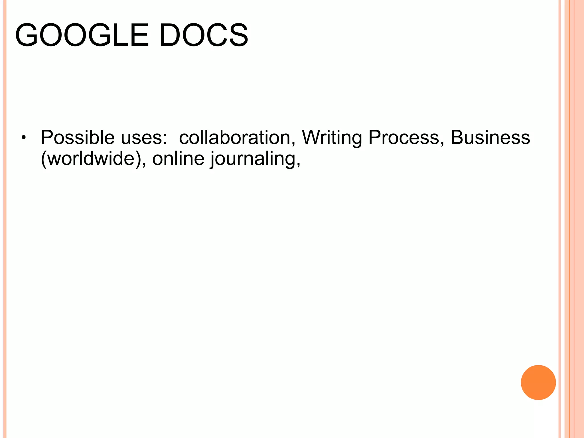 RSS READERS / AGGREGATORS Concept :  "Really Simple Syndication," also "Rich Site Summary," web feed capability   Definition :  tool that alerts user to website updates from media such as blogs, news sites, video-sharing, etc.    Possible uses :     Organization News Trends Financial websites Current information Communication/Discussions Alerts School information   