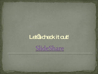 Let’s check it out! 