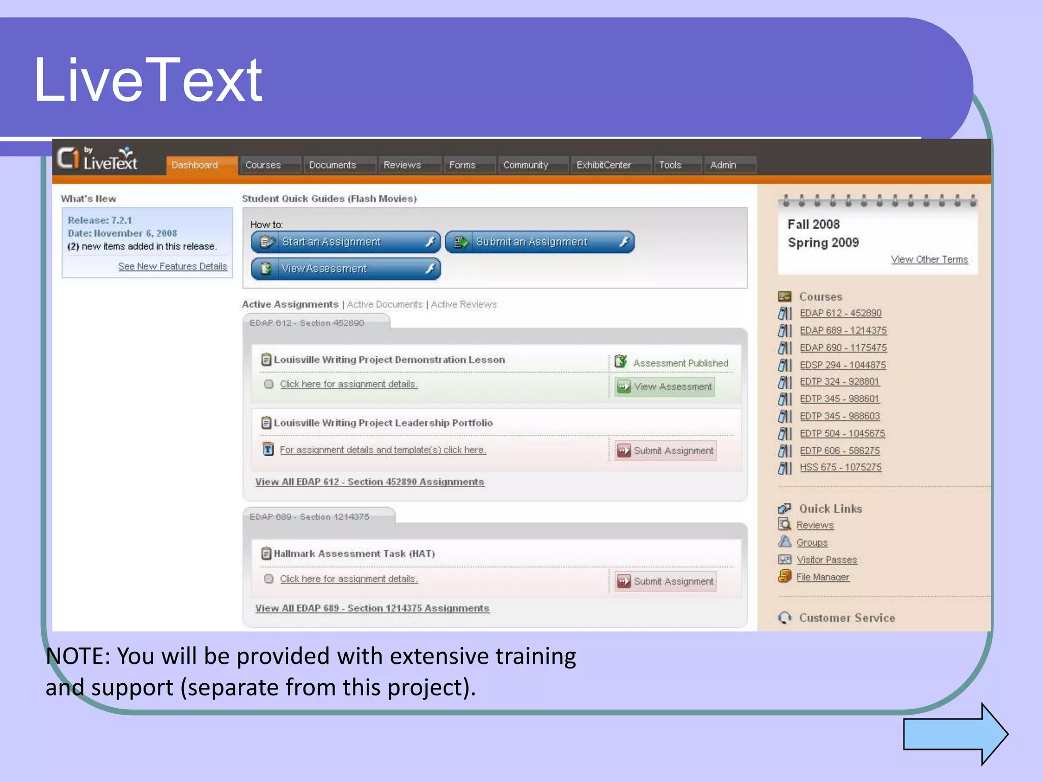 LiveText




NOTE: You will be provided with extensive training
and support (separate from this project).
 