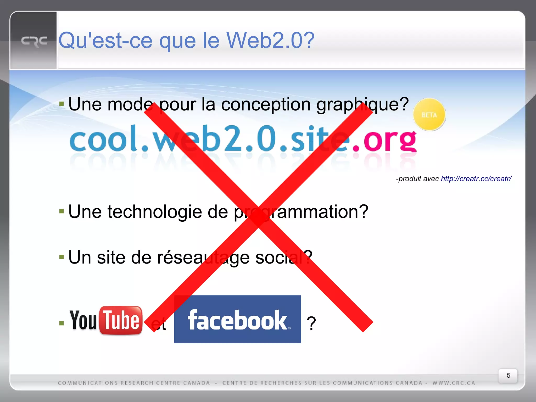 Web2.0: Les caractéristiques et les technologies qui définissent la nouvelle génération du Web