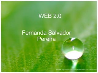 WEB 2.0 Fernanda Salvador Pereira source:  http://www.flickr.com/photos/annia316/754581568/ 