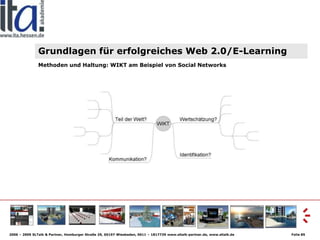 Grundlagen für erfolgreiches Web 2.0/E-Learning
               Methoden und Haltung: WIKT am Beispiel von Social Networks
...