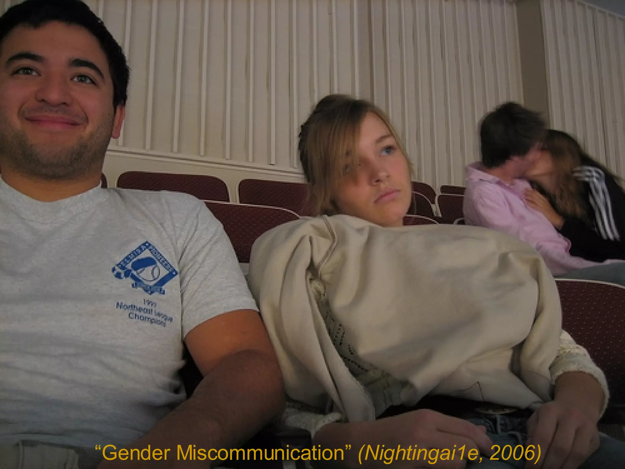 IV. Web 2.0 storytelling “ Gender Miscommunication”  (Nightingai1e, 2006) 