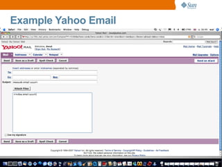 Example Yahoo Email
 