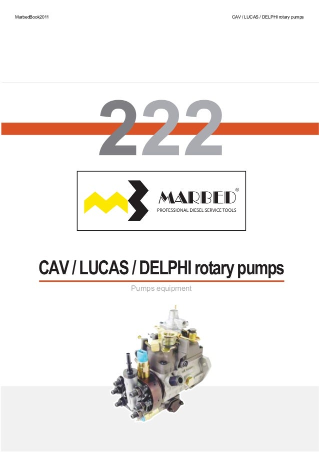 Lucas epic diesel injection pump repair manual