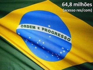 64,8 milhões (acesso res/com) 