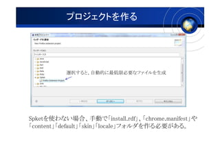 ץȤ




          xkȡԄӵĤޱҪʥե




SpketʹʤϡքӤǡinstall.rdfchrome.manifest
contentdefaultskinlocaleեҪ롣
 