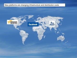 New platforms are changing infrastructure and distribution costs
 