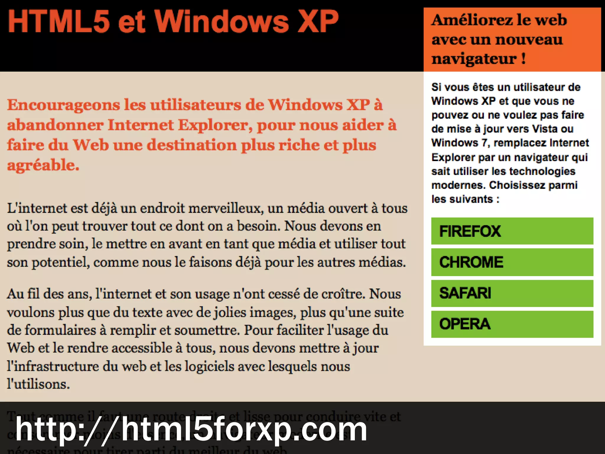 http://html5forxp.com
 